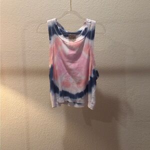 Tie-Dye Sleeveless Top Size S